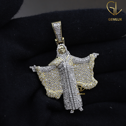 HipHop Style Jesus Flair Charm Pendant For Men