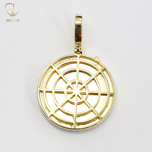 Round Memory Christmas Gift Unisex Pendant