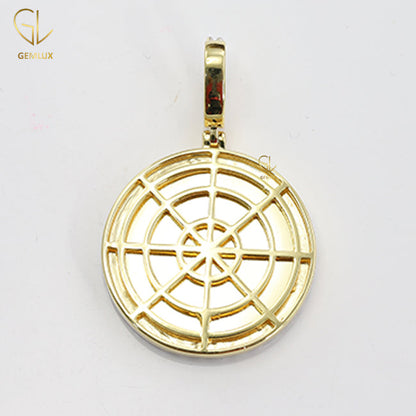 Round Memory Christmas Gift Unisex Pendant