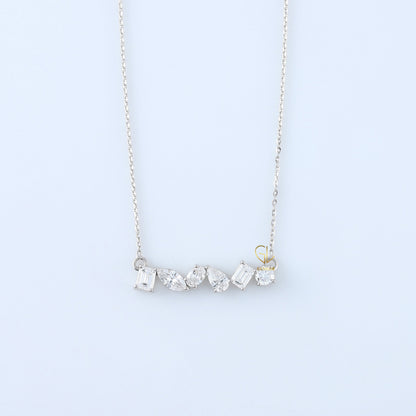 Fancy Cut Diamond Moissanite Diamond Pendant For Women